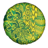 Cook Islands Vaa Polynesian Art Tattoo Spare Tire Cover National Color