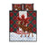 Canadian Christmas - Moose and Maple Retro Style Quilt Bed Set