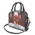 Canadian Christmas - Moose and Maple Retro Style Shoulder Handbag