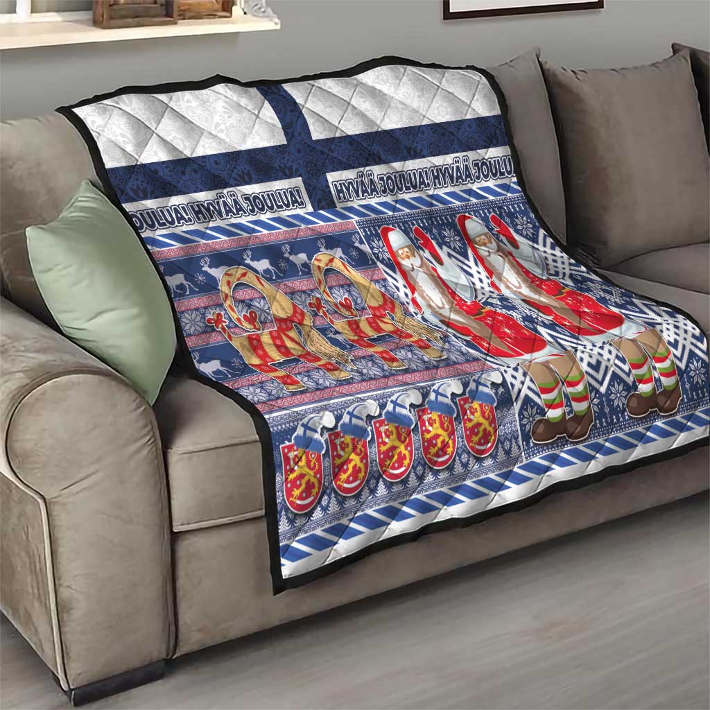 Yule Goat Joulupukki Finnish Christmas Quilt Scandinavian Pattern