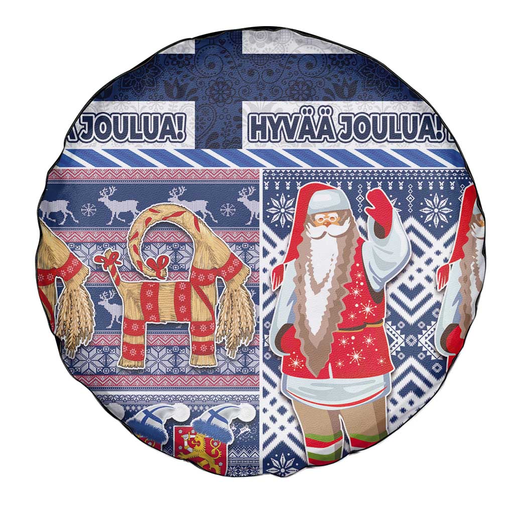 Yule Goat Joulupukki Finnish Christmas Spare Tire Cover Scandinavian Pattern