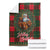 Santa and Higland Cows Scottish Christmas Blanket Tartan Pattern