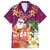 Hawaii Honu Mele Kalikimaka Hawaiian Shirt Santa Tropical Flower Aloha Summer Pink Version LT03 Pink - Polynesian Pride