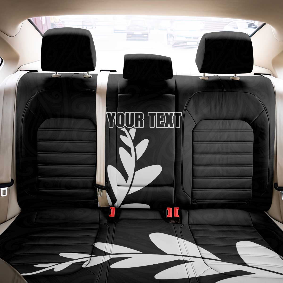 Personalised New Zealand Canoeing Special Jersey Back Car Seat Cover