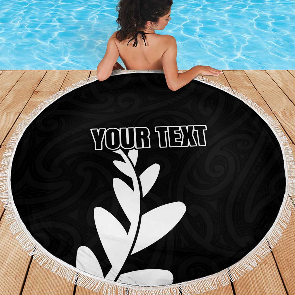 Personalised New Zealand Canoeing Special Jersey Beach Blanket