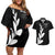 Personalised New Zealand Canoeing Special Jersey Couples Matching Off Shoulder Short Dress and Hawaiian Shirt