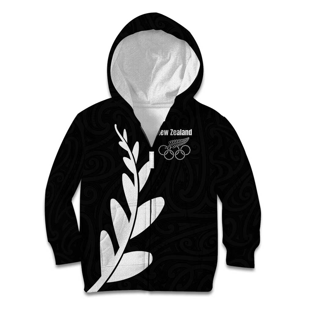 Personalised New Zealand Canoeing Special Jersey Kid Hoodie