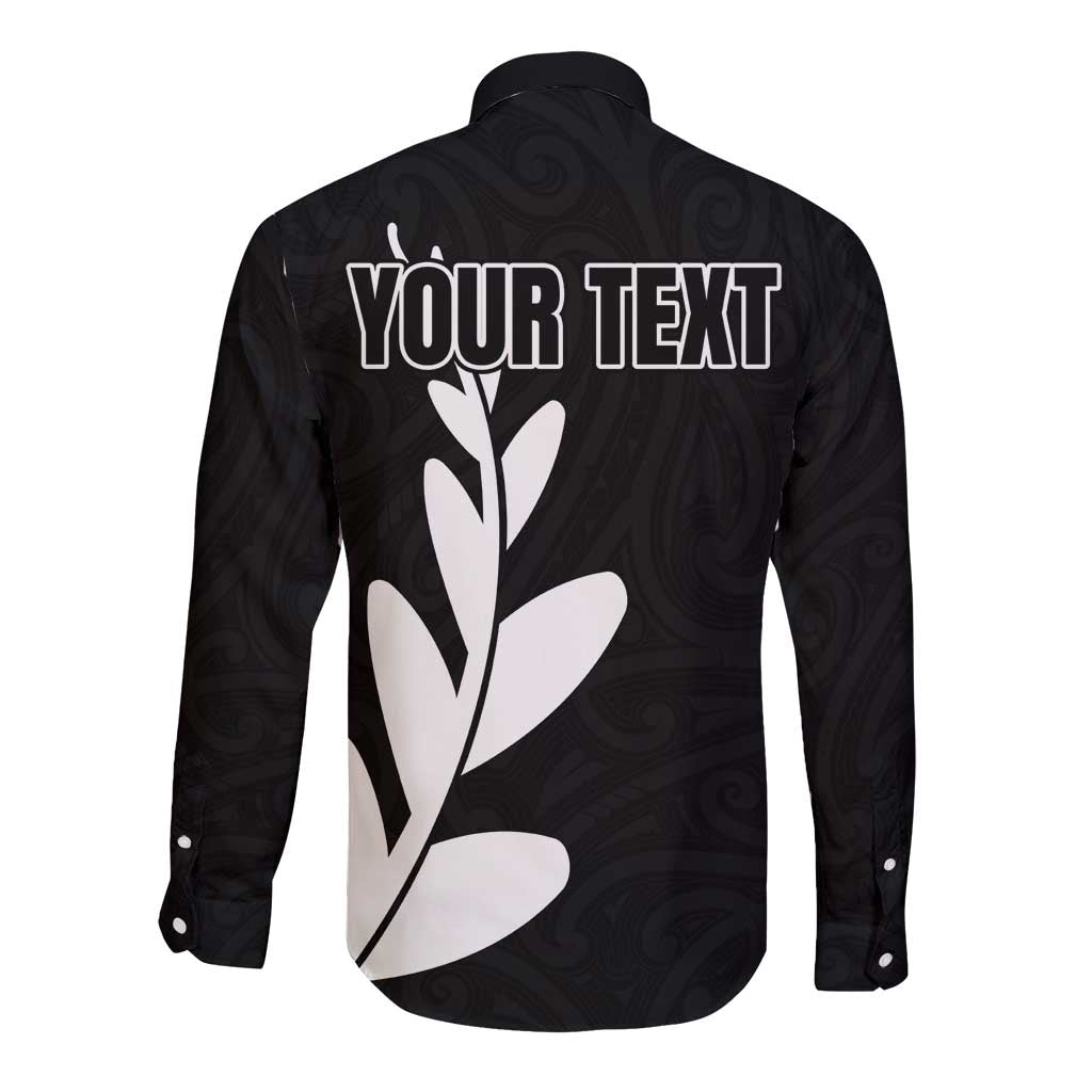 Personalised New Zealand Canoeing Special Jersey Long Sleeve Button Shirt