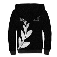 Personalised New Zealand Canoeing Special Jersey Sherpa Hoodie