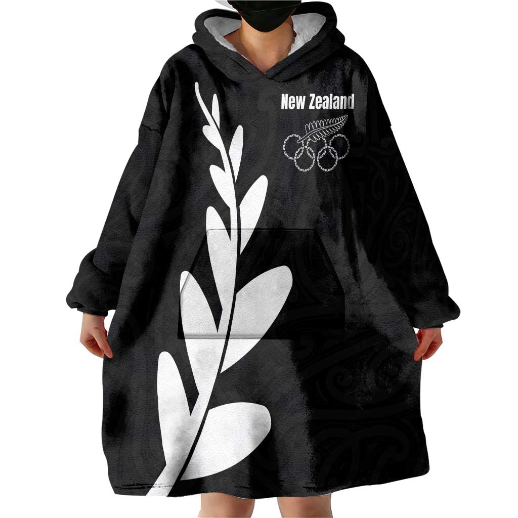 Personalised New Zealand Canoeing Special Jersey Wearable Blanket Hoodie