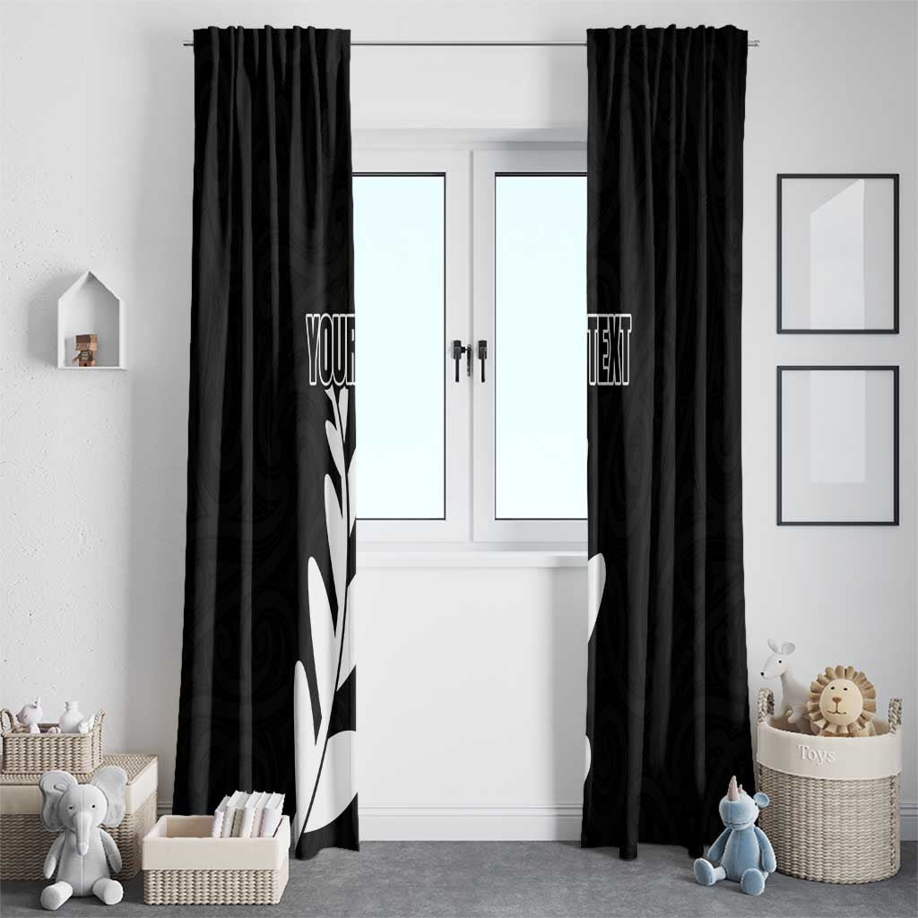 Personalised New Zealand Canoeing Special Jersey Window Curtain