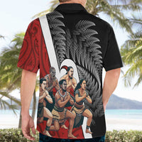 New Zealand Te Matatini Hawaiian Shirt Kapa Haka and Silver Fern - Maori Art Pattern