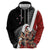 New Zealand Te Matatini Zip Hoodie Kapa Haka and Silver Fern - Maori Art Pattern
