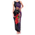 Pasifika Festival Family Matching Tank Maxi Dress and Hawaiian Shirt Plumeria Turtles with Hibiscus - Polynesian Art Tattoo Purple Color