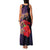 Pasifika Festival Family Matching Tank Maxi Dress and Hawaiian Shirt Plumeria Turtles with Hibiscus - Polynesian Art Tattoo Purple Color