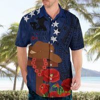 Cook Island ANZAC Day Hawaiian Shirt Soldier Paying Respect We Shall Remember Them LT03 - Polynesian Pride