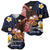 American Samoa Flag Day Baseball Jersey Polynesian Tatau Art and Plumeria