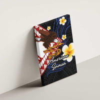 American Samoa Flag Day Canvas Wall Art Polynesian Tatau Art and Plumeria