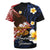 American Samoa Flag Day Rugby Jersey Polynesian Tatau Art and Plumeria