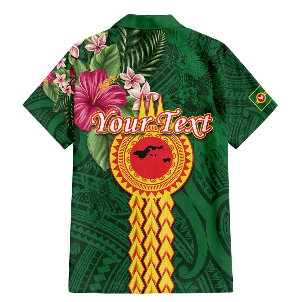 Personalised Manuʻa Islands Family Matching Mermaid Dress and Hawaiian Shirt Polynesian Style with Rooster Tattoo and Tropical Plants LT03 - Polynesian Pride