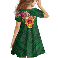 Personalised Manuʻa Islands Family Matching Puletasi and Hawaiian Shirt Polynesian Style with Rooster Tattoo and Tropical Plants LT03 - Polynesian Pride