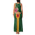 Manuʻa Islands Family Matching Tank Maxi Dress and Hawaiian Shirt Polynesian Style with Rooster Tattoo and Tropical Plants
