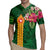 Manuʻa Islands Rugby Jersey Polynesian Style with Rooster Tattoo and Tropical Plants