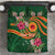 Manuʻa Islands Bedding Set Polynesian Art Tattoo Style and Tropical Plants