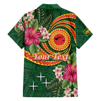 Personalised Manuʻa Islands Family Matching Long Sleeve Bodycon Dress and Hawaiian Shirt Polynesian Art Tattoo Style and Tropical Plants LT03 - Polynesian Pride