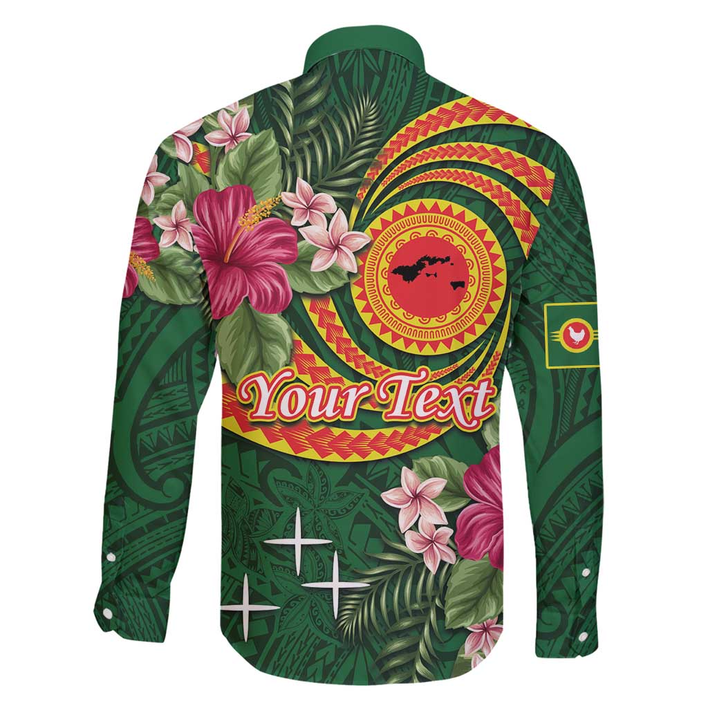 Manuʻa Islands Family Matching Tank Maxi Dress and Hawaiian Shirt Polynesian Art Tattoo Style and Tropical Plants