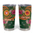 Manu'a Tumbler Cup Polynesian Art Tattoo Style and Tropical Plants