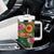 Manu'a Tumbler With Handle Polynesian Art Tattoo Style and Tropical Plants
