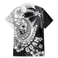 Hafa Adai Guam Family Matching Mermaid Dress and Hawaiian Shirt Polynesian Palm Tree Tattoo Hibiscus and Plumeria Art LT03 - Polynesian Pride