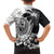 Hafa Adai Guam Family Matching Short Sleeve Bodycon Dress and Hawaiian Shirt Polynesian Palm Tree Tattoo Hibiscus and Plumeria Art