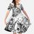 Guam-Land of the Chamorro Family Matching Mermaid Dress and Hawaiian Shirt Polynesian Tattoo Style Hibiscus and Plumeria Art
