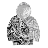 Guam-Land of the Chamorro Kid Hoodie Polynesian Tattoo Style Hibiscus and Plumeria Art