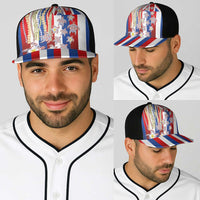 Hawaiian Polynesian Tribal Turtles Baseball Net Cap with Lei and Flag Style