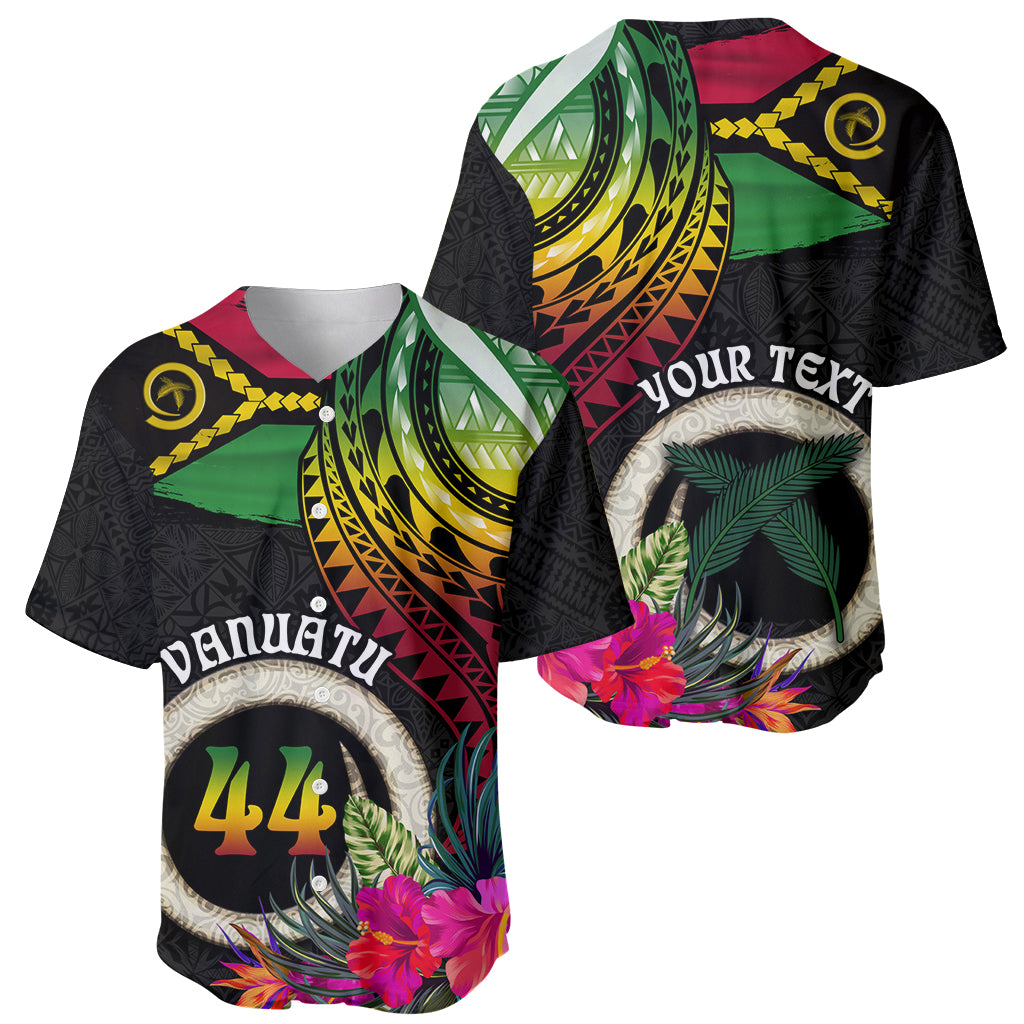 Vanuatu 44th Anniversary Baseball Jersey Boars Tusk Tugeta Yumi Selebretem Indipendens Dei