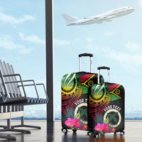 Vanuatu 44th Anniversary Luggage Cover Boars Tusk Tugeta Yumi Selebretem Indipendens Dei