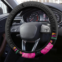 Vanuatu 44th Anniversary Steering Wheel Cover Boars Tusk Tugeta Yumi Selebretem Indipendens Dei