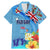 Fiji Day Family Matching Mermaid Dress and Hawaiian Shirt Tagimoucia Flower and Melanesia Pattern