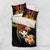 Polynesia Hawaii Turtle Day Bedding Set Hibiscus and Kanaka Maoli