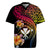 Polynesia Hawaii Turtle Day Rugby Jersey Hibiscus and Kanaka Maoli