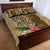 Hawaii Kanaloa Tiki Quilt Bed Set Polynesian Tattoo and Tapa Pattern