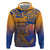 Hawaiki Nui Va'a Solo French Polynesia Hoodie Sunset Color