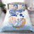 Hawaiki Nui Va'a Solo French Polynesia Bedding Set Blue Color