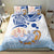 Hawaiki Nui Va'a Solo French Polynesia Bedding Set Blue Color