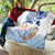 Hawaiki Nui Va'a Solo French Polynesia Quilt Blue Color