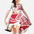 Hawaiki Nui Va'a Solo French Polynesia Family Matching Mermaid Dress and Hawaiian Shirt Red Color
