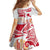 Hawaiki Nui Va'a Solo French Polynesia Family Matching Mermaid Dress and Hawaiian Shirt Red Color